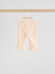 Neutral Cherry Baby Knitted Gilet, Long Sleeve Top and Leggings 3 Piece Set (0mths-3yrs) - Image 11 of 18