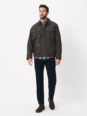 Brown Wax Corduroy Collar Barn Jacket - Image 3 of 11