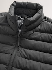 Black ThermoGen Down Filled Packable Puffer Gilet - Image 8 of 11