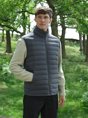 Blue ThermoGen Down Filled Packable Puffer Gilet - Image 1 of 7