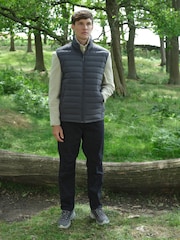 Blue ThermoGen Down Filled Packable Puffer Gilet - Image 2 of 7