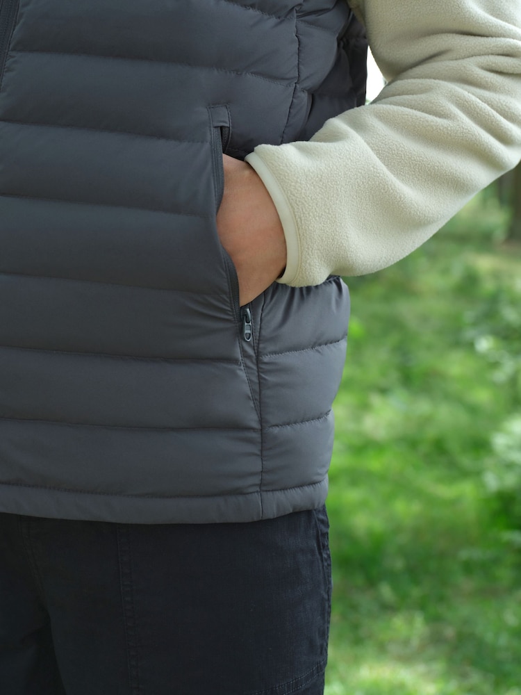 Blue ThermoGen Down Filled Packable Puffer Gilet - Image 7 of 7