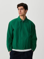 Green Harrington Twill Jacket - Image 1 of 12