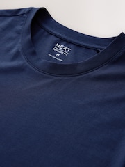 Blue Regular Fit Long Sleeve Crew Neck T-Shirt - Image 6 of 7