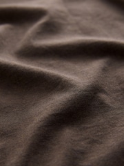 Brown Marl Regular Fit Long Sleeve Crew Neck T-Shirt - Image 7 of 7