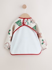 Christmas Baby Weaning And Feeding Sleeved Bib - Image 2 of 8
