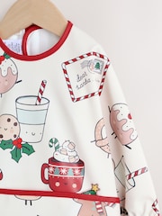 Christmas Baby Weaning And Feeding Sleeved Bib - Image 3 of 8