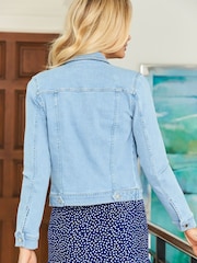 Sosandar Blue Denim Jacket - Image 3 of 4