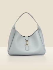 Sosandar Blue Soft Faux Leather Bag - Image 2 of 4