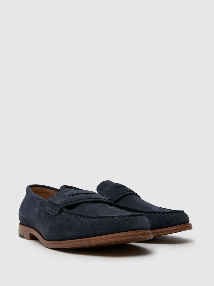 Schuh Ridley Leather Brown Loafers - Image 2 of 4