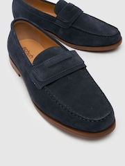 Schuh Ridley Leather Brown Loafers - Image 3 of 4