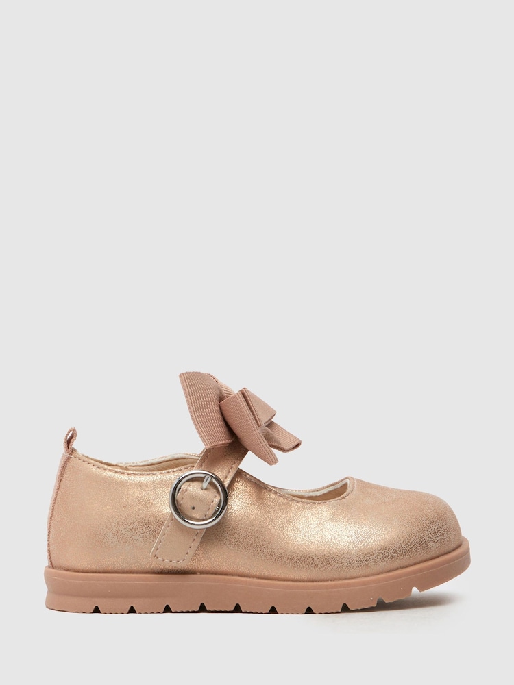 Schuh Pink Letty Bow Mary Jane Shoes - Image 1 of 8