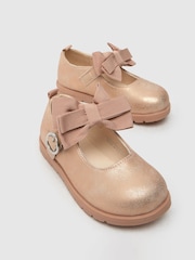 Schuh Pink Letty Bow Mary Jane Shoes - Image 3 of 8