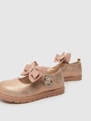 Schuh Pink Letty Bow Mary Jane Shoes - Image 4 of 8