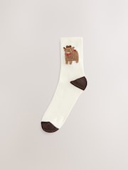 Hamish the Altoland Cow Cowboy - Pack de 3 pares de calcetines tobilleros - Imagen 2 de 6