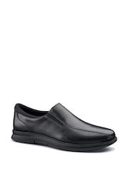 Hotter Black Regular Fit Xavier Slip-On Shoes - Image 2 of 4