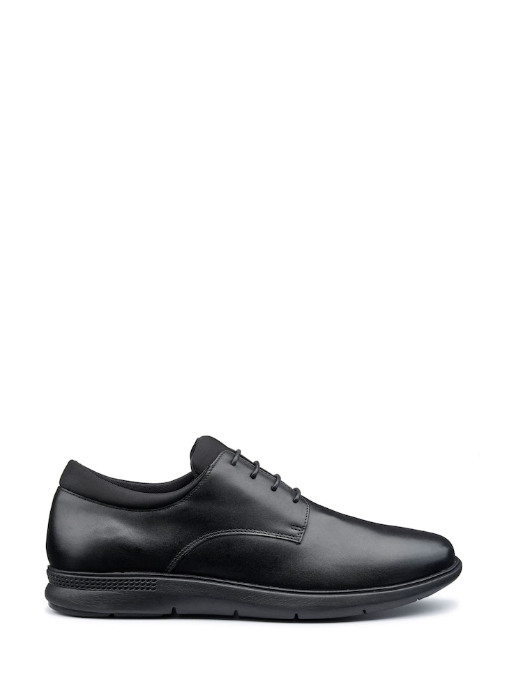 Hotter Black Wide Fit Hugo Lace-Up Shoes - Image 1 of 4 Hotter Black Wide Fit Hugo Lace-Up Shoes - Image 1 of 4