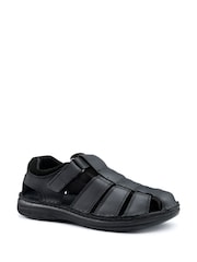 Hotter Black Regular Fit Dock II Touch-Fastening Sandals - Image 2 of 4
