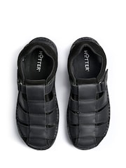 Hotter Black Regular Fit Dock II Touch-Fastening Sandals - Image 4 of 4