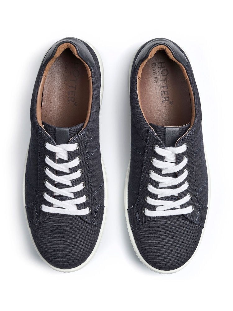Hotter Blue Regular Fit Wade Lace-Up Shoes - Image 4 of 4