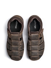 Hotter Brown Regular Fit Dock II Touch-Fastening Sandals - Image 4 of 4