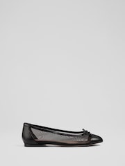 LK Bennett Kara Mesh Ballerina Flats - Slika 1 iz 4