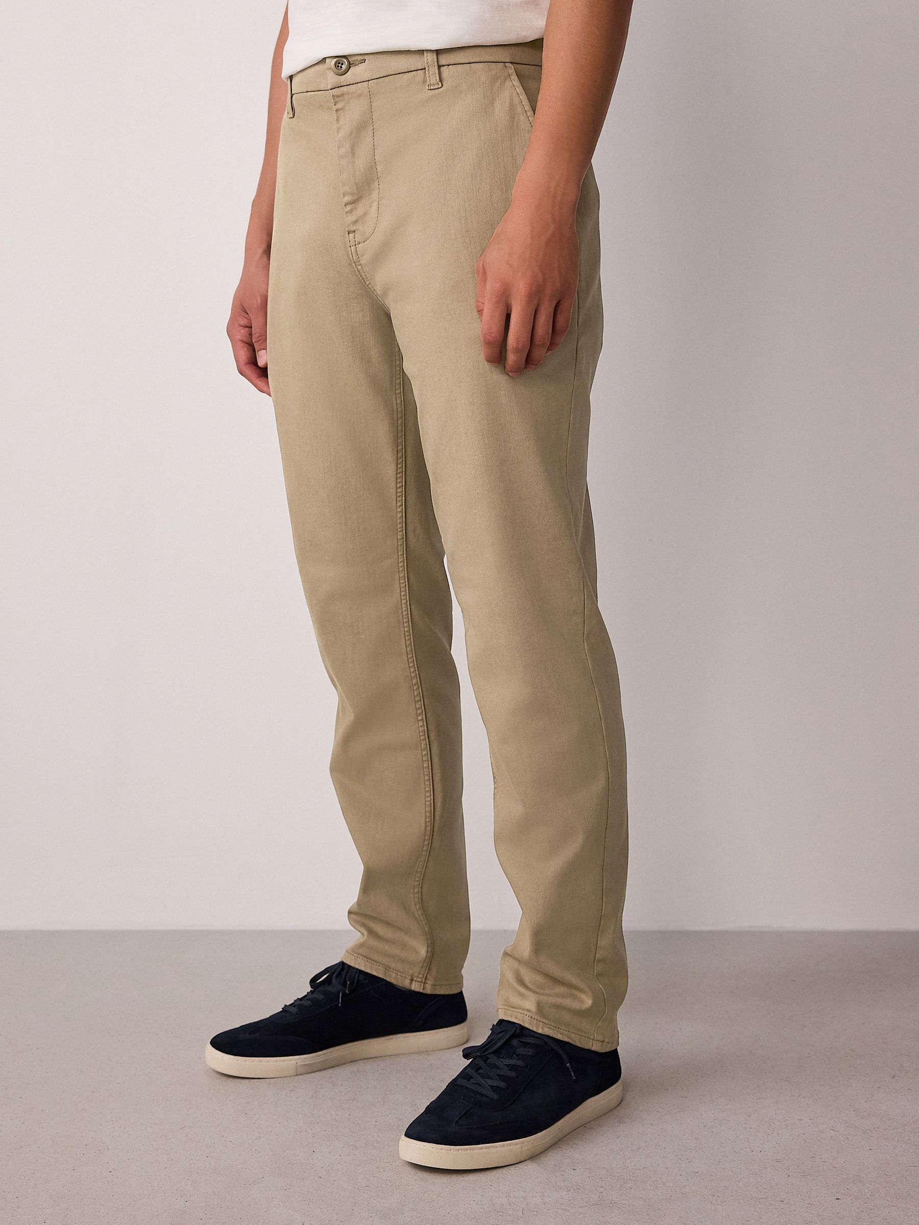 Buy Stone Slim Fit Motionflex Chino Trousers from Next Brazil