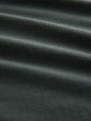Dunkelgrün - Schmale Passform - Essential Rundhals-T-Shirt aus Baumwolle - Bild 7 von 7