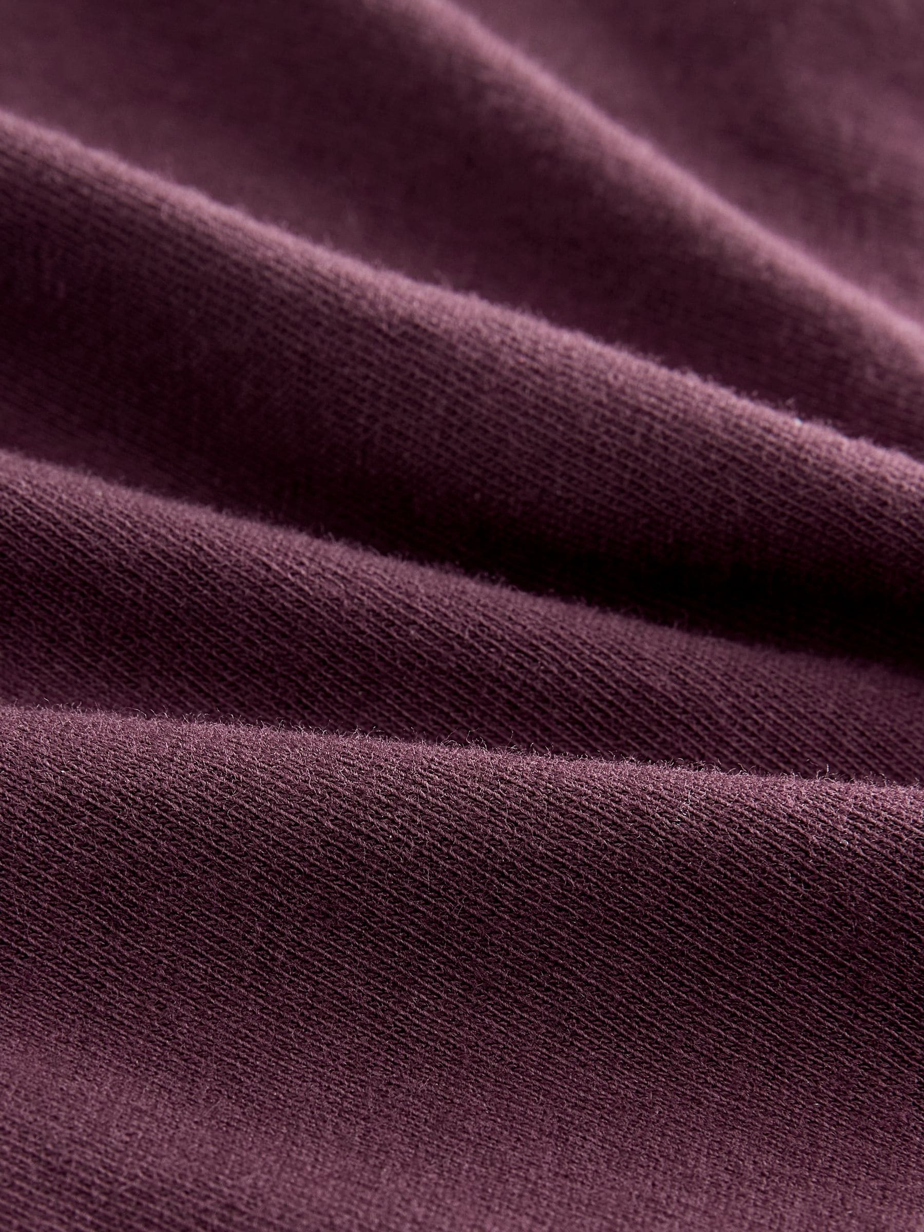 Buy Purple Fig Slim Fit Essential Crew Neck Cotton T-Shirt from