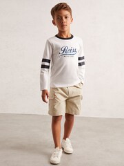 Reiss Light Stone Tyler Shorts - Image 3 of 4