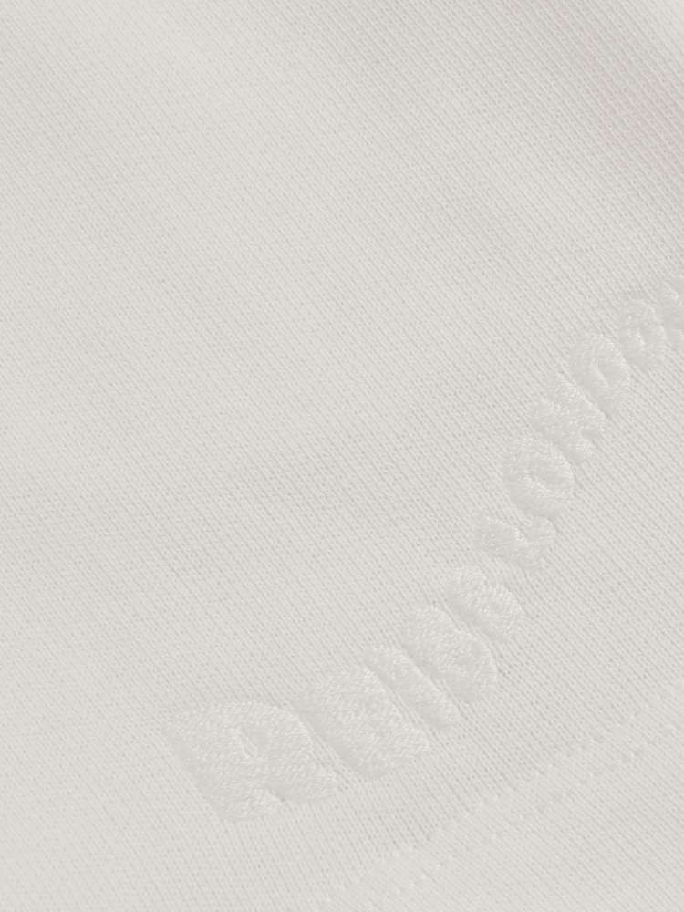 Off White - Reiss Perry Cotton Brand-Embroidered Shorts - Bild 5 von 5