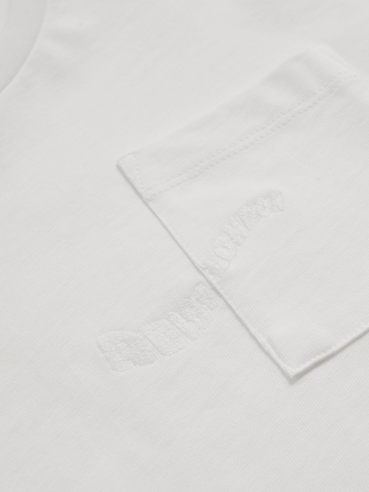 Reiss Off White Tane Cotton Palm-Embroidery Oversize T-Shirt - Image 5 of 5