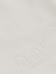 Off White - Reiss Perry Cotton Brand-Embroidered Shorts - Bild 5 von 5