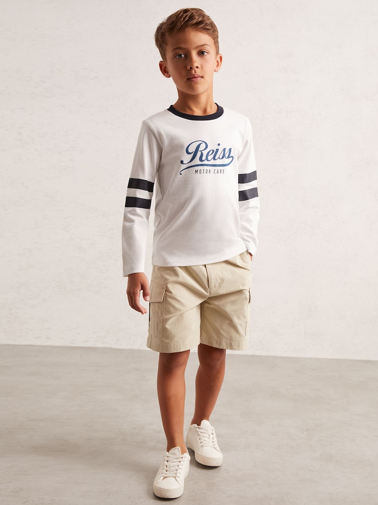 Reiss Light Stone Tyler Shorts - Image 1 of 4