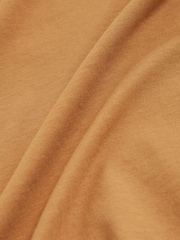 Reiss Tan Brown Bless Cotton Crew-Neck T-Shirt - Image 4 of 4
