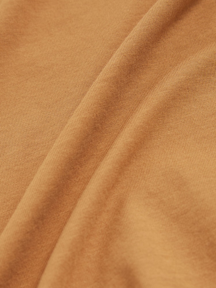 Reiss Tan Brown Bless Cotton Crew-Neck T-Shirt - Image 4 of 4