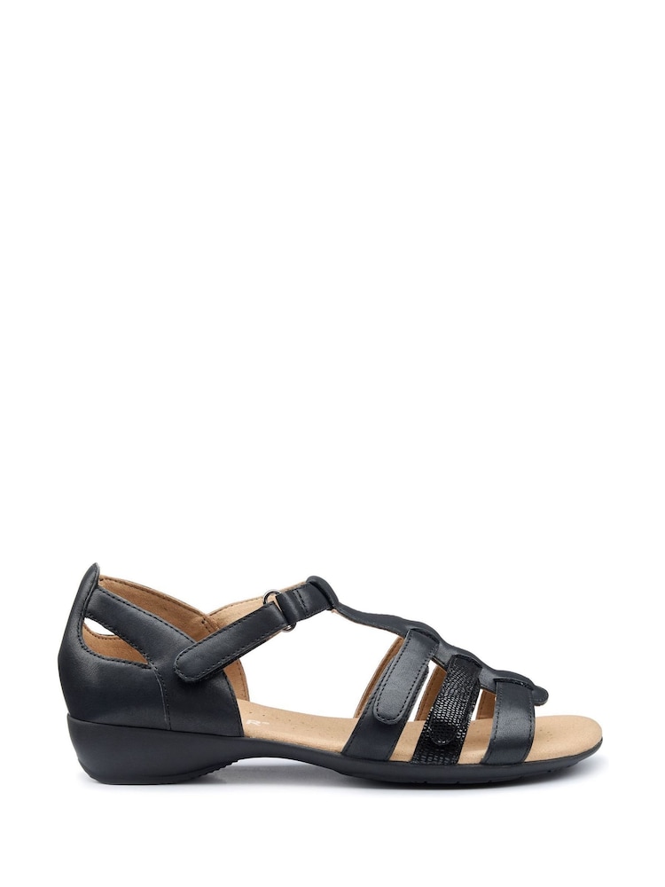 Hotter Brown Regular Fit Solei Touch-Fastening Sandals - Image 1 of 4
