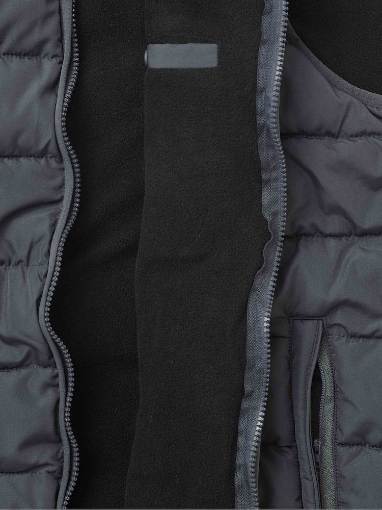 The Savile Row Company Grey Quilted Gilet - Image 3 of 4