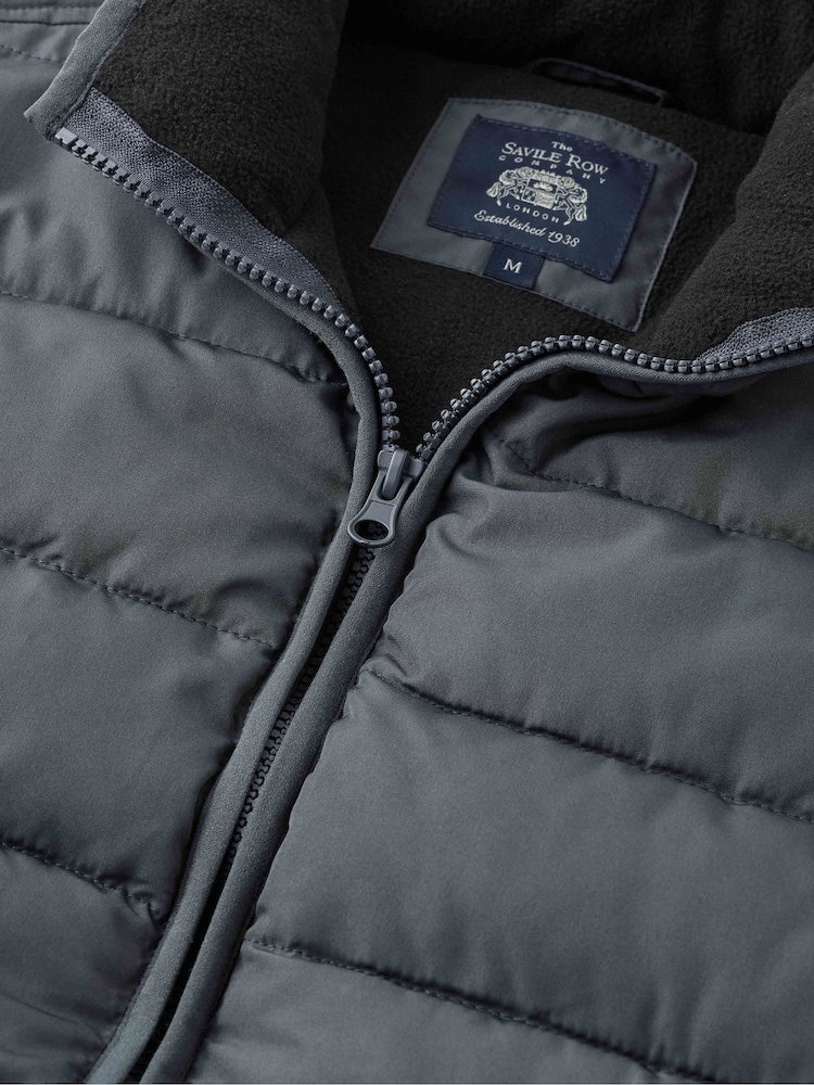 The Savile Row Company Grey Quilted Gilet - Image 4 of 4