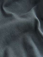 Grey Charcoal Regular Tapered Fit Cotton Stretch Cargo Trousers - Image 8 of 11