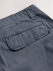 Azul - Corte slim - Pantalones cargo en tejido elástico de algodón - Imagen 11 de 11