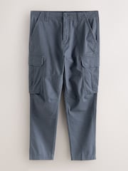 Azul - Corte slim - Pantalones cargo en tejido elástico de algodón - Imagen 7 de 11