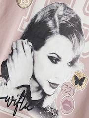 Tricou boxy cu imprimeu grafic Name It Taylor Swift - Imaginea 3 din 3