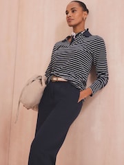 Crew Clothing Modal Textured Collar Top - Imagen 4 de 9