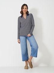Crew Clothing Modal Textured Collar Top - Imagen 7 de 9