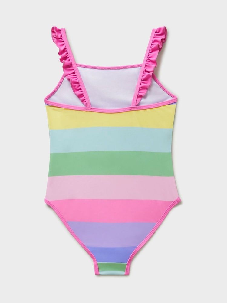 Crew Clothing Pink Printed Swimsuit - Image 2 of 3