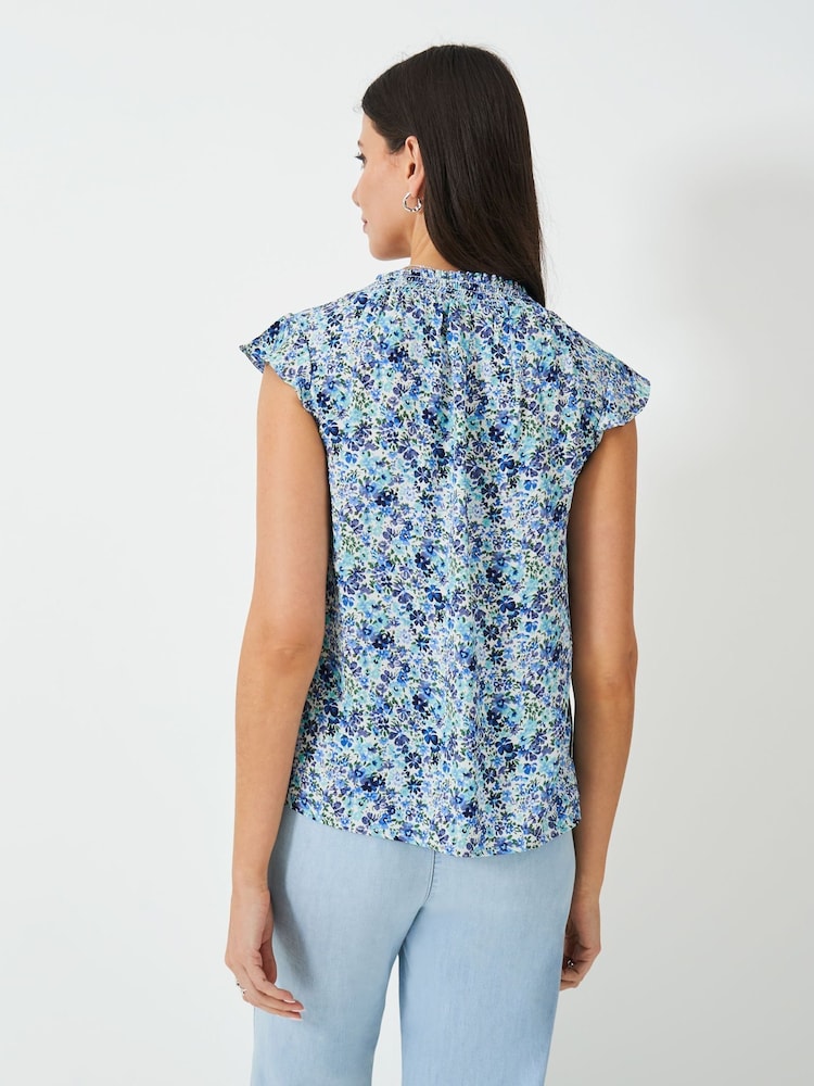Crew Clothing Dara Floral Blouse - Imagen 2 de 5