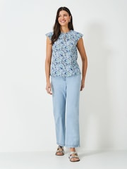 Crew Clothing Dara Floral Blouse - Imagen 3 de 5