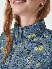 Crew Clothing Blue Floral Lightweight Gilet - Image 4 of 5