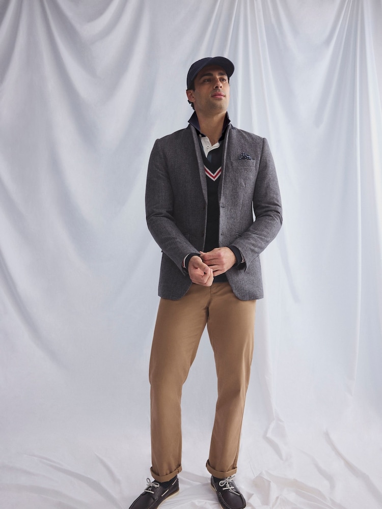 Crew Clothing Prince Of Wales Check Blazer - Imagen 2 de 7 Crew Clothing Prince Of Wales Check Blazer - Imagen 2 de 7